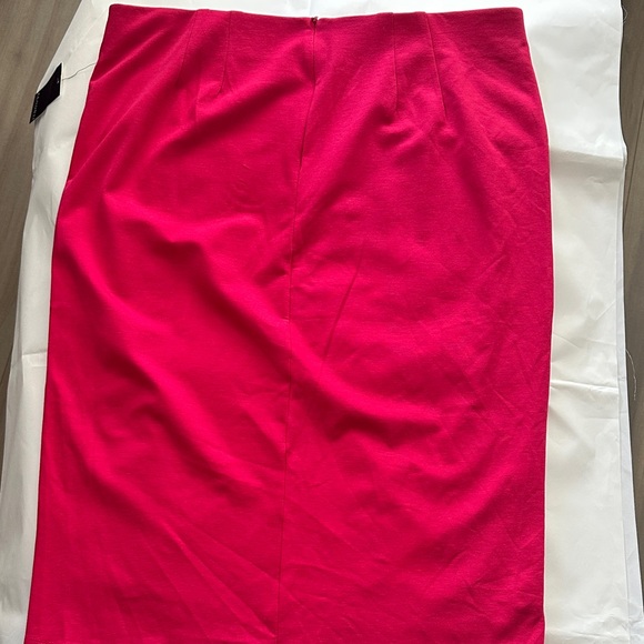 🤫 2 ELOQUII Skirts, size 18. Vibrant Pink/Fushia and Multi Colored Pencil Skirts - Picture 6 of 10